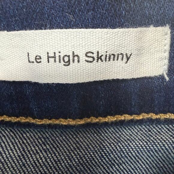 Frame Women’s Le High Skinny Size 27 Blue Denim Jeans Casual High End - Picture 4 of 9